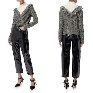 INTERMIX Deja Wool Fringe Sweater XS